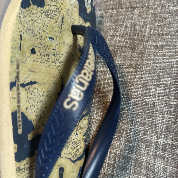 Havaianas Men's Top Game of Thrones Flip Flop sz 11/12 Summer Vacation B… - Picture 6 of 8